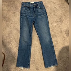 Madewell Slim Demi Boot Cut Jeans
